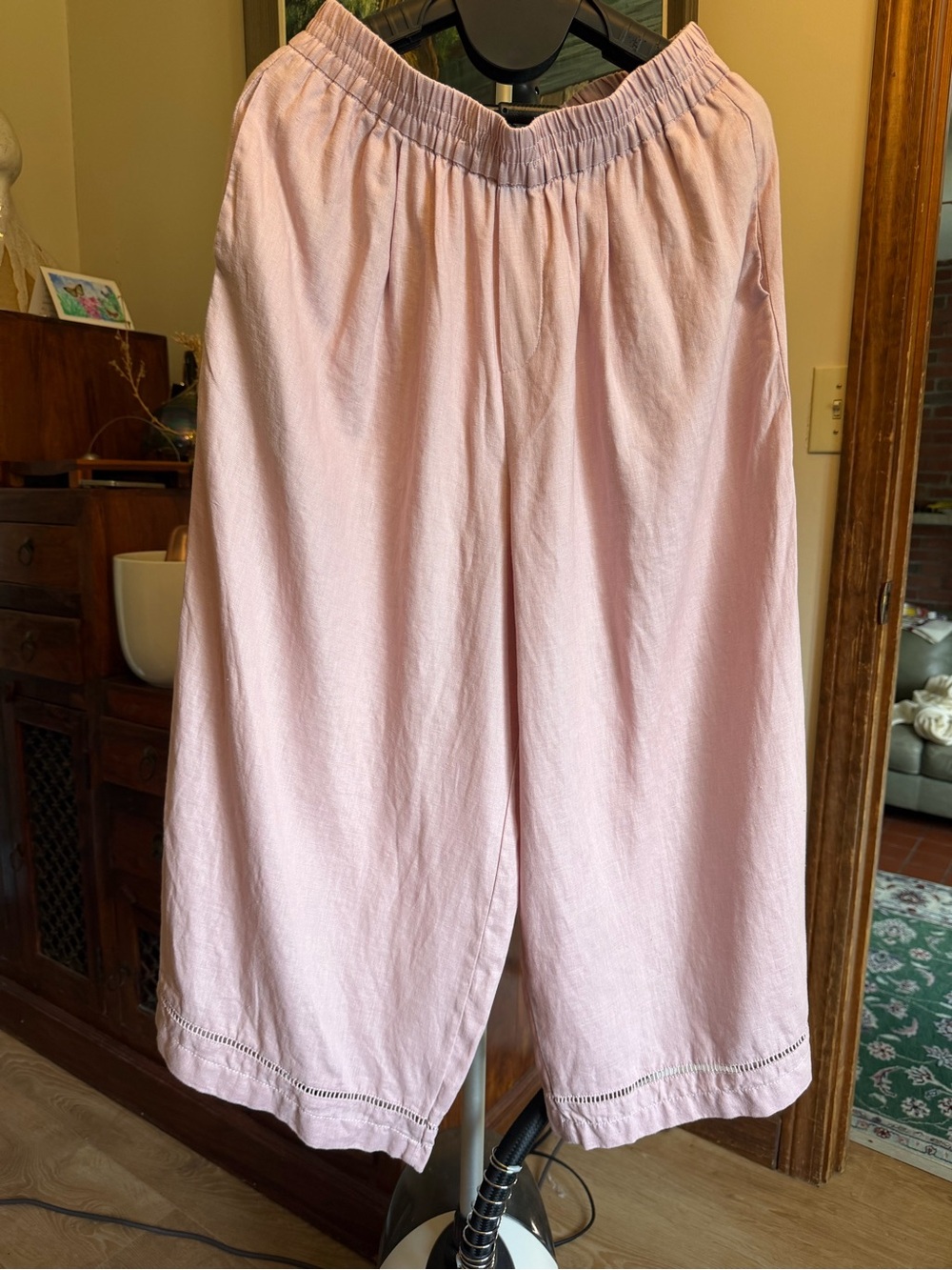 Like NEW 100% Linen Pants pink super comfortable